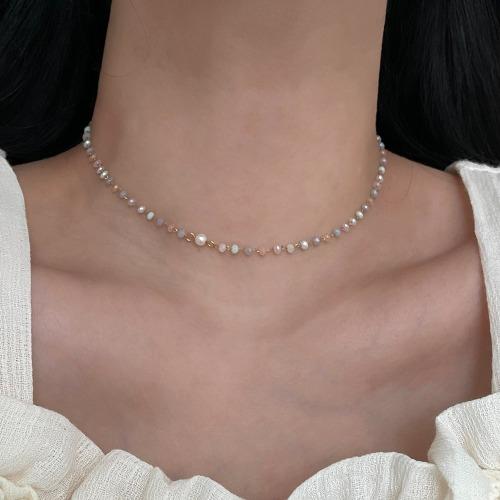 [MADE] voa 써지컬스틸 파스텔 비즈 초커 목걸이