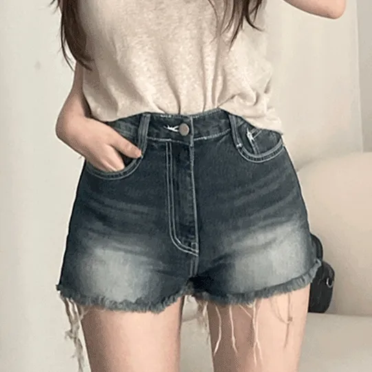 *당일출고* !!워싱대박!! Y2K denim short pants