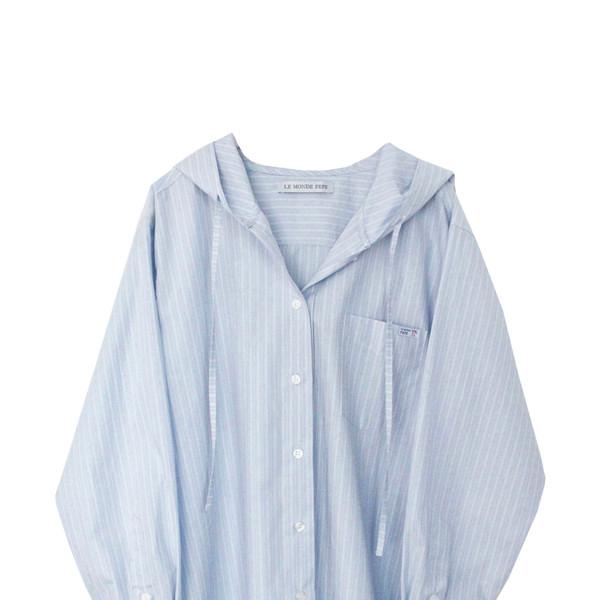 [PEPE] pepe striped shirt(blue)