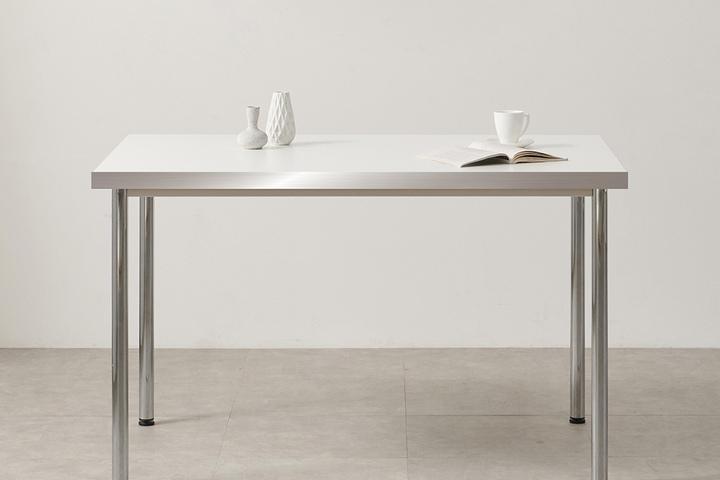 포네 1200 크롬 1인용 컴퓨터책상 테이블 입식