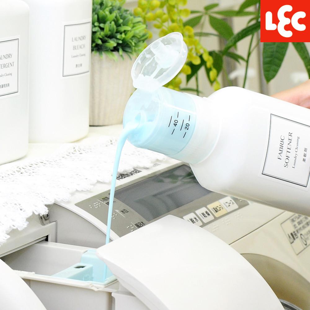 원터치 계량캡 세탁세제통 리필 소분용기 600ml W00108