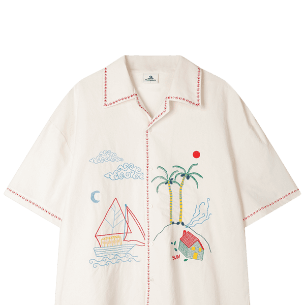 SUN BEACH SHIRT IVORY