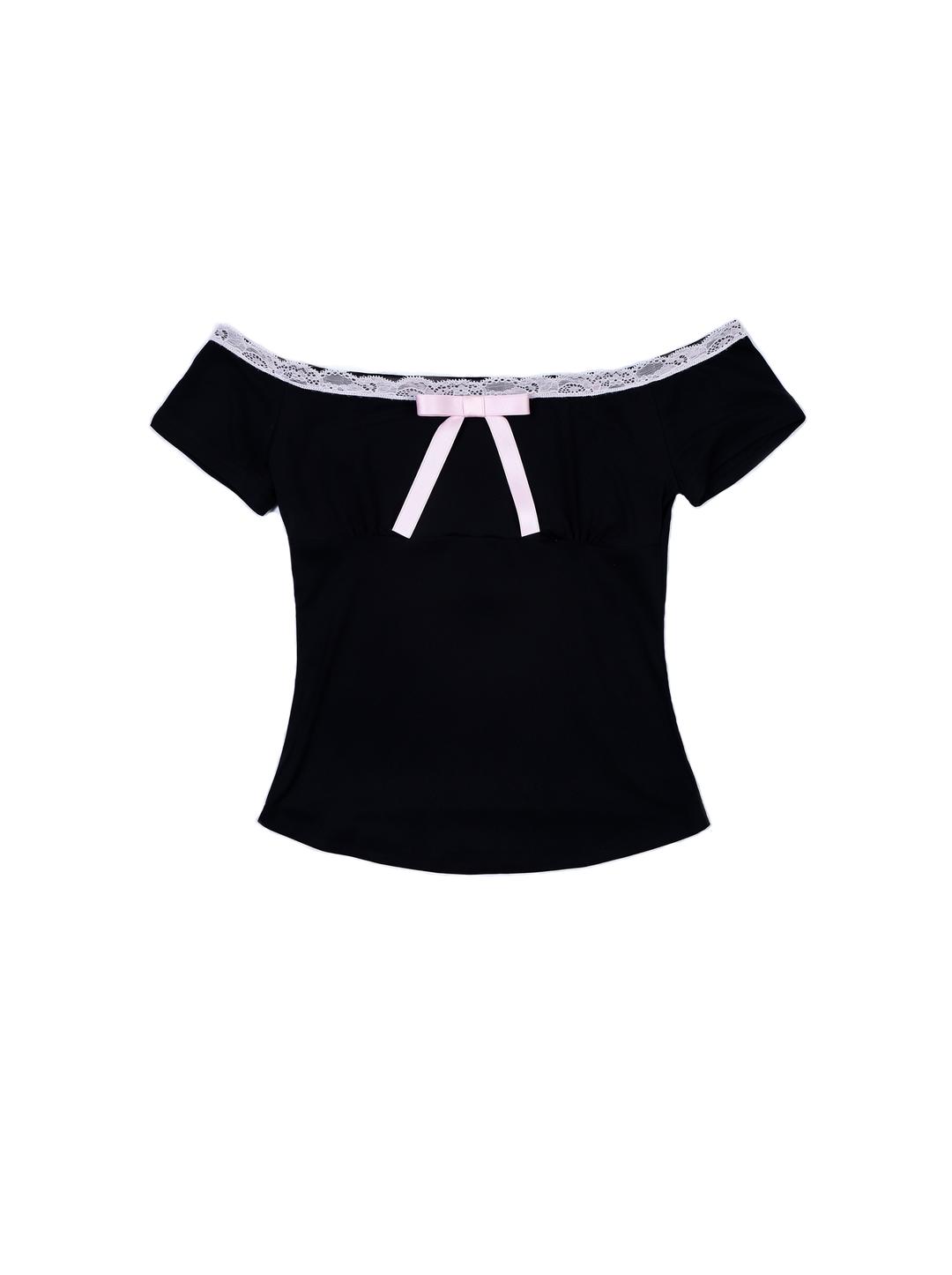 Barbie top black