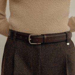 [23FWBT002] 헤리 와이드 레더 벨트 / HERY WIDE LEATHER BELT_2colors