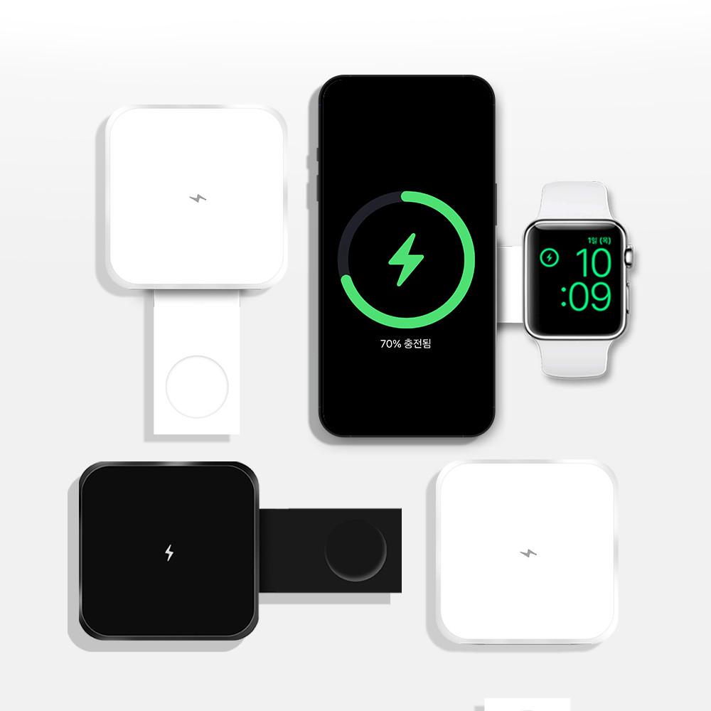 맥세이프 충전기 아이폰 애플워치 3in1 고속 듀오 무선충전기