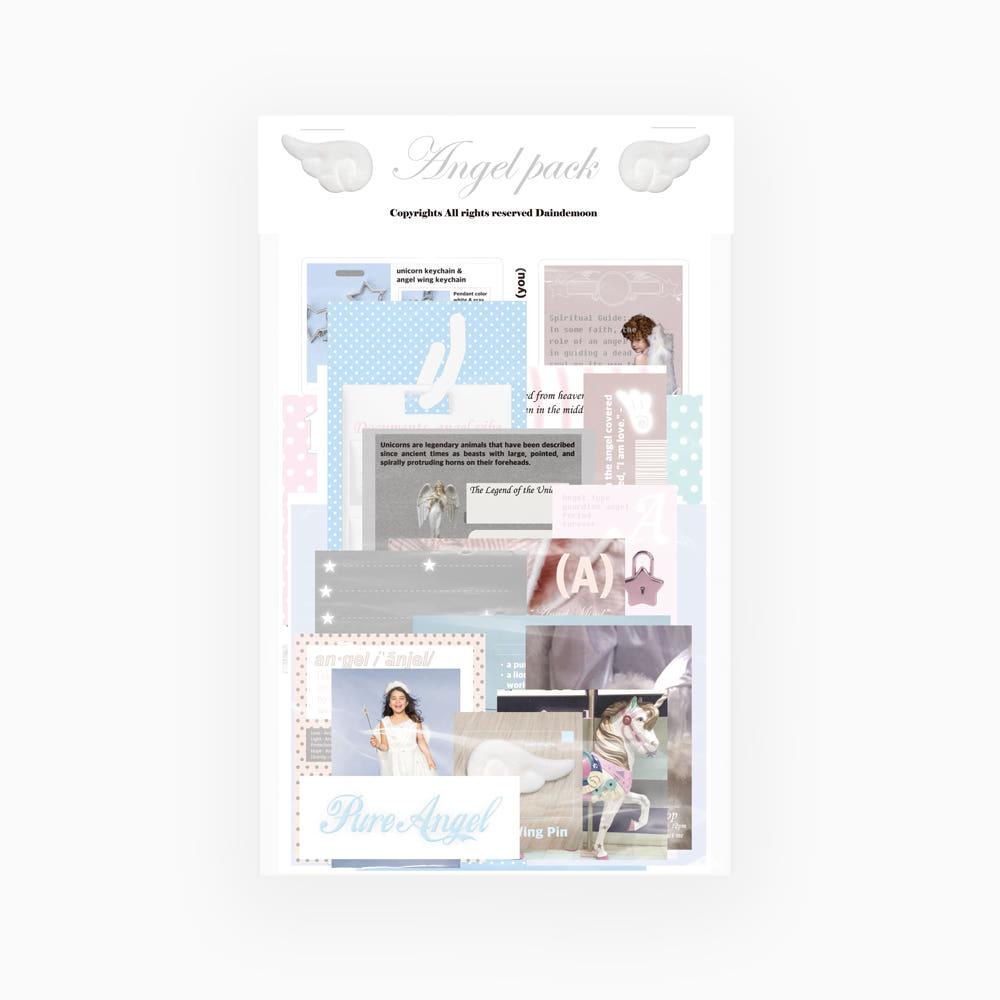 데인드문 Angel pack 엔젤팩 스티커팩 스크랩스티커
