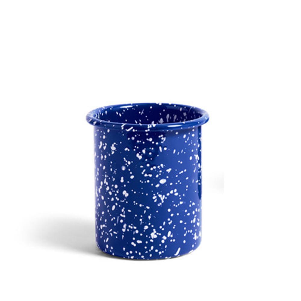 헤이 HAY Enamel Utensil Holder Speckle Blue