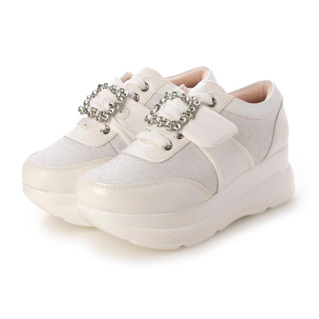 厚底スニーカー （ホワイトコンビ）