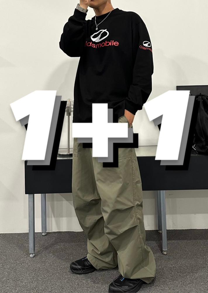 (3월15일까지)1+1 남여공용 커플바지 파라슈트 저렴한 나일론 스트링 와이드팬츠