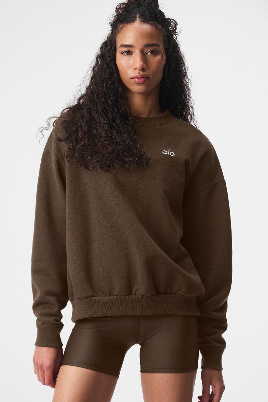 Accolade Crew Neck Pullover - Espresso - Espresso / XXS