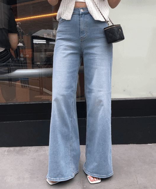 [얼리썸머10%할인] 요물 A라인 와이드 팬츠