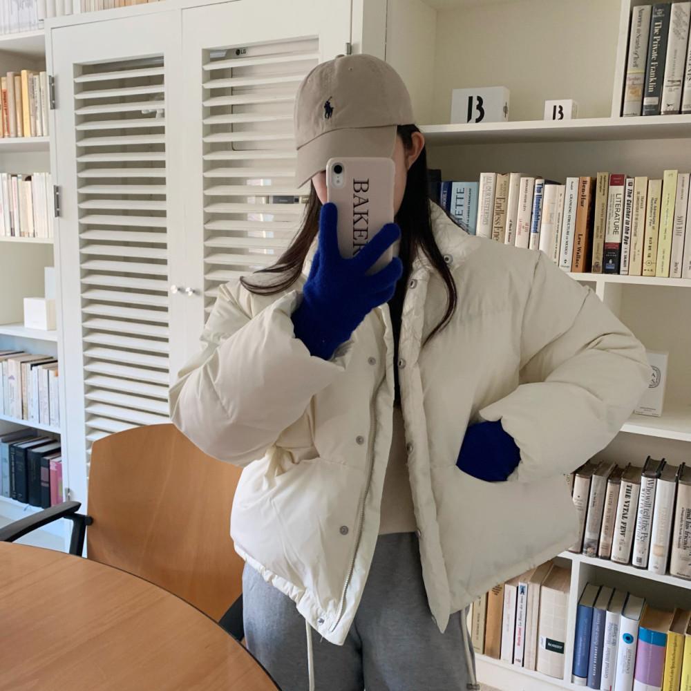 (덕다운100) 오리털 숏 패딩 점퍼