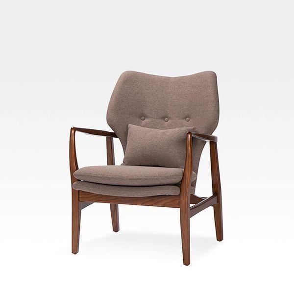 라비노 원목 쿠션 패브릭 1인 소파