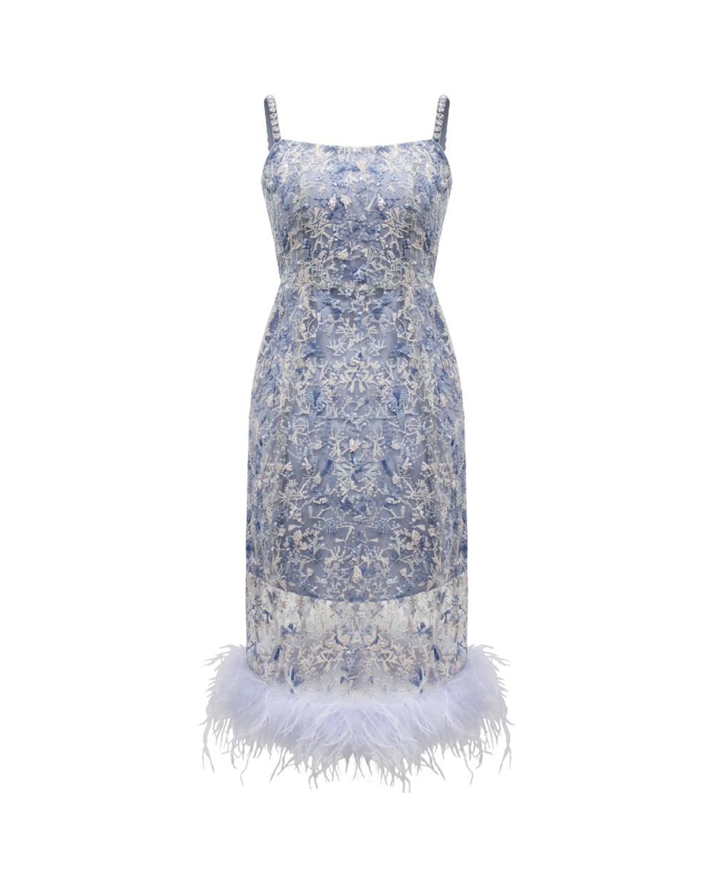 [Order Made] Darling sequin dress (Cornflower Blue)