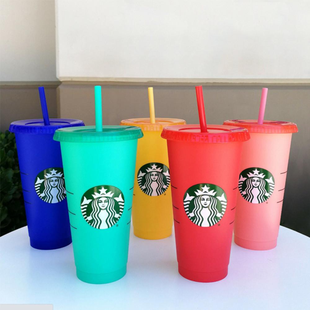 스타벅스 컬러체인징 리유저블 콜드컵 710ml 색상선택