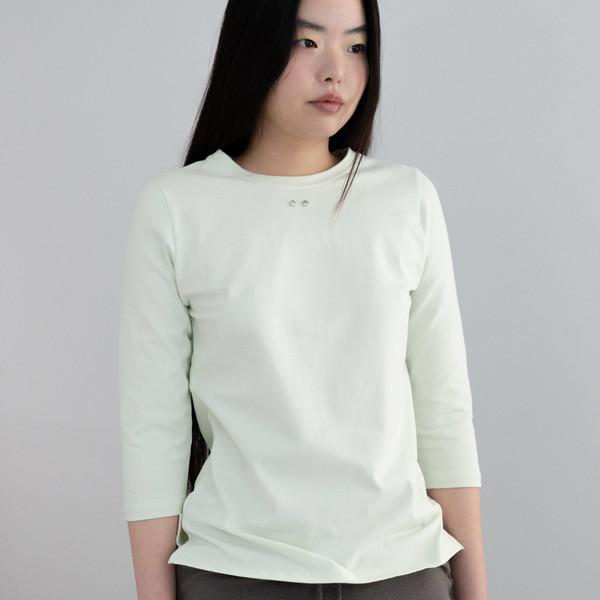 [2차]COMFY 3/4 SLEEVE T (MELON)