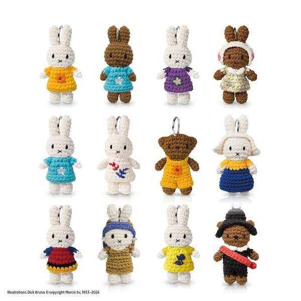 Crocheted Miffy Keychain From Netherlands.