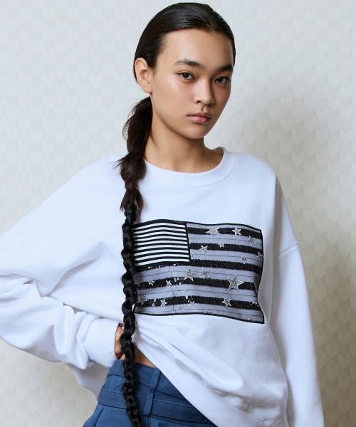GT PATCH SWEATSHIRT(WHITE)