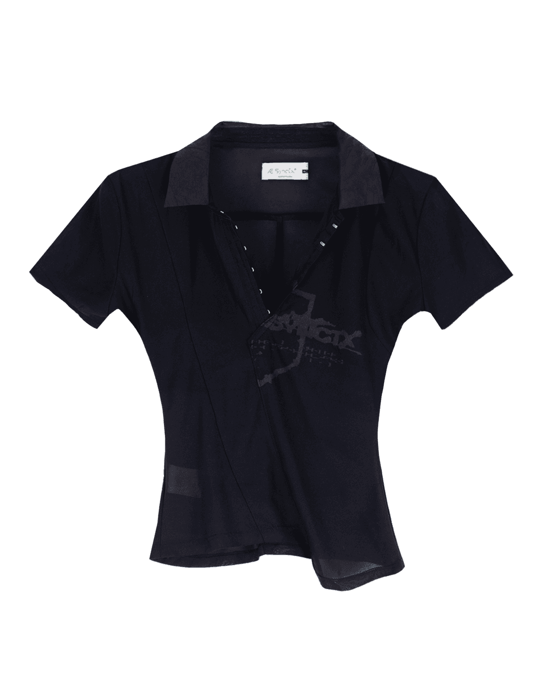 ASYMMETRIC HALF SLEEVE SHIRT