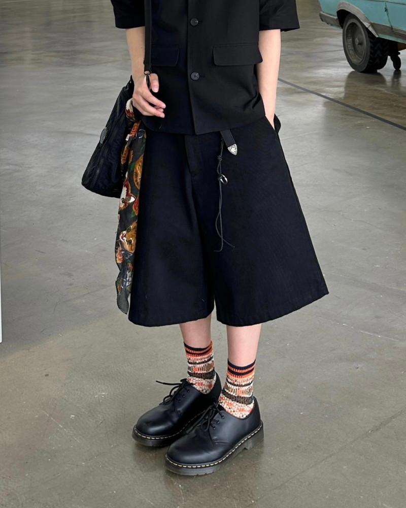 워크 패치 버뮤다 팬츠 4C