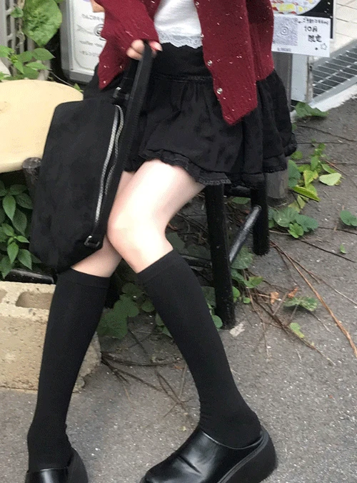 [OSAKA] 리안 레이스 스커트 (2color)