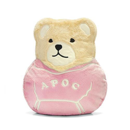 Signature Bear Cushion&Blanket_Pink
