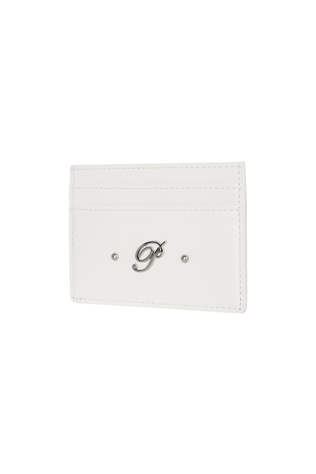 SIGNATURE CARD WALLET white