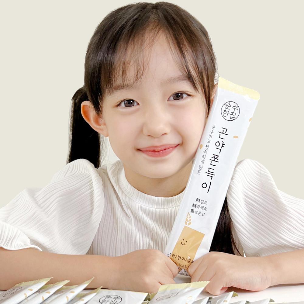 곤약쫀드기 곤약쫀득이 간식 15개입 1봉지 [원산지:상세설명에 표시]