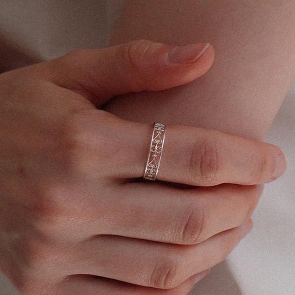 SOLID LACE RING 03