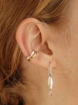 [silver925] rough earcuff