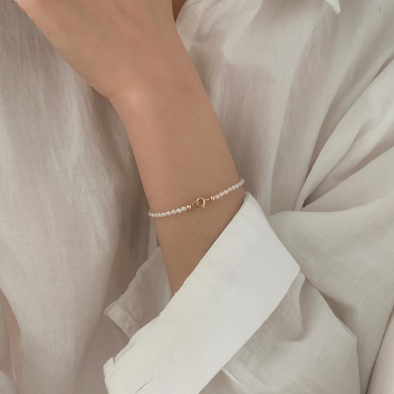 골드필드 담수 진주 팔찌