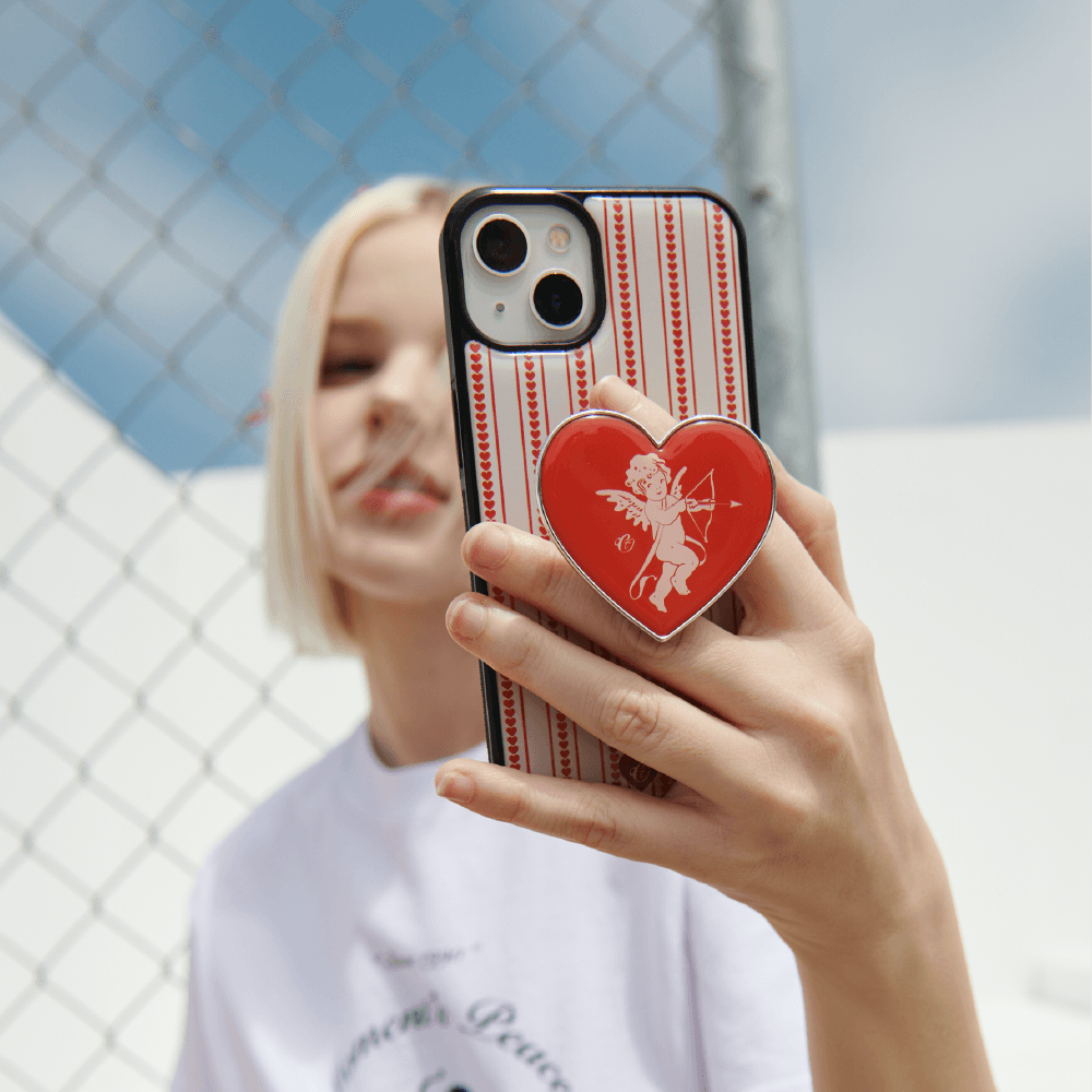[에폭시 범퍼 케이스] A baby heart patterned dress phone case