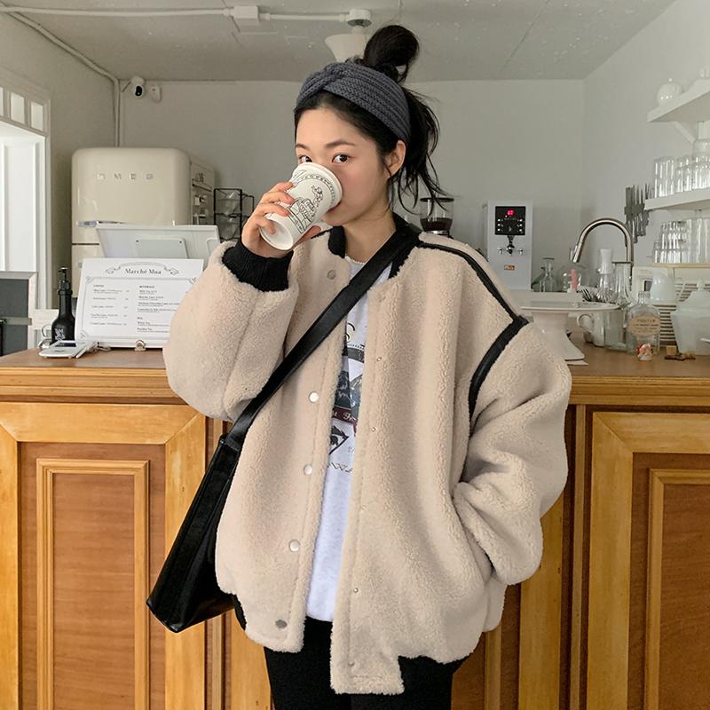 베어 덤블무스탕점퍼 (2color)