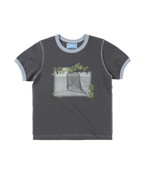 Nirai Ringer Tee - Charcoal