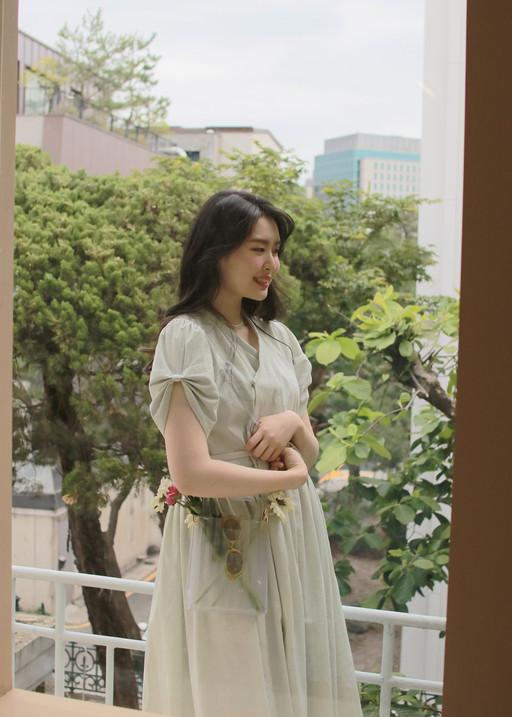 🌼민트 리본 철릭원피스🌼