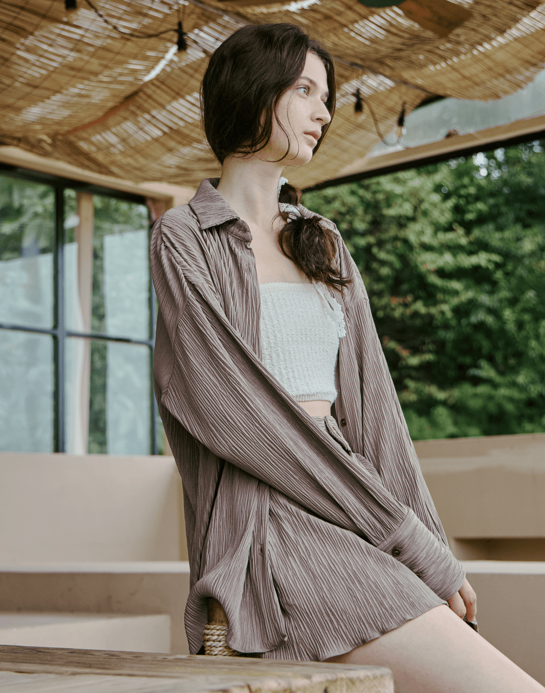 [2nd restock] 마타타 셔츠 - Wood Brown