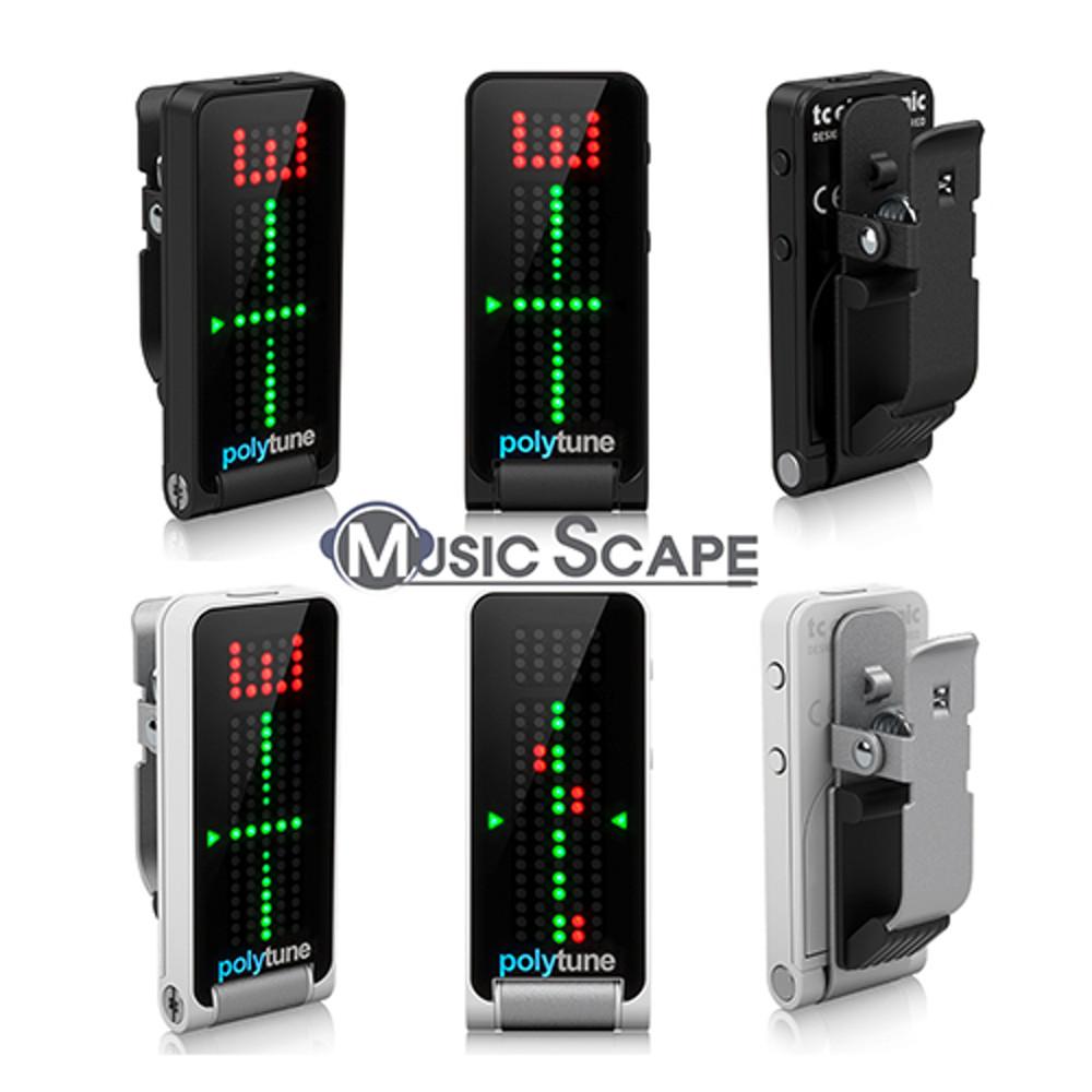 TC Electronic 폴리튠 클립 튜너 Polytune Clip Black 화이트