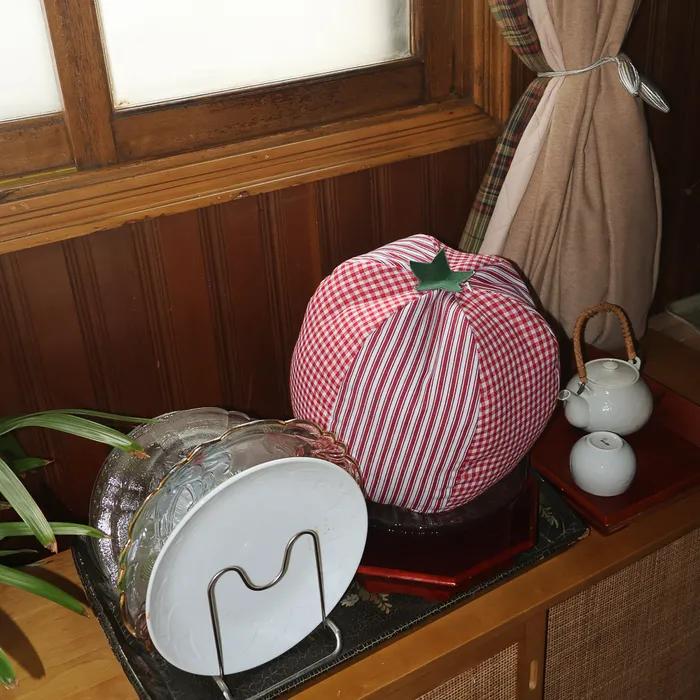 Patchwork tomato cushion 패치워크 토마토 쿠션