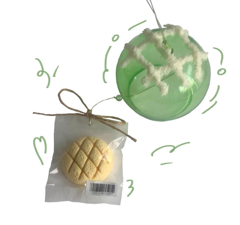 럭키 메론빵 유리풍경 후우링