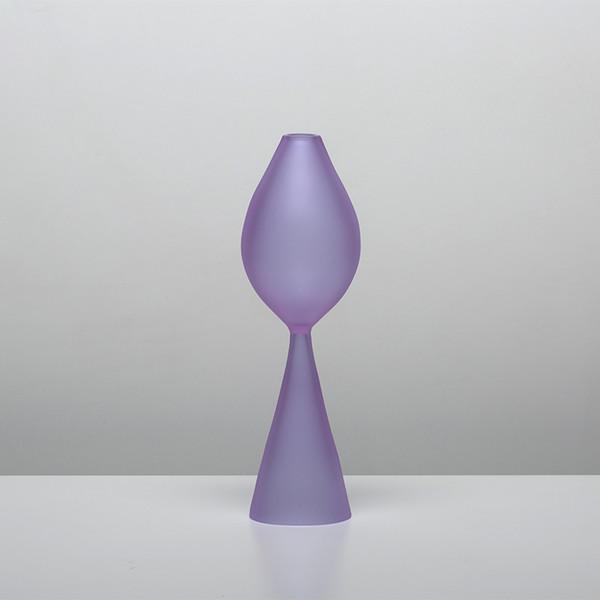 Bud Vase frosted violet