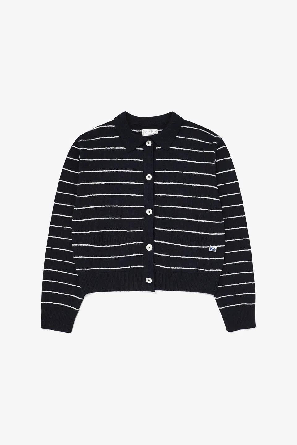 스트라이프 가디건