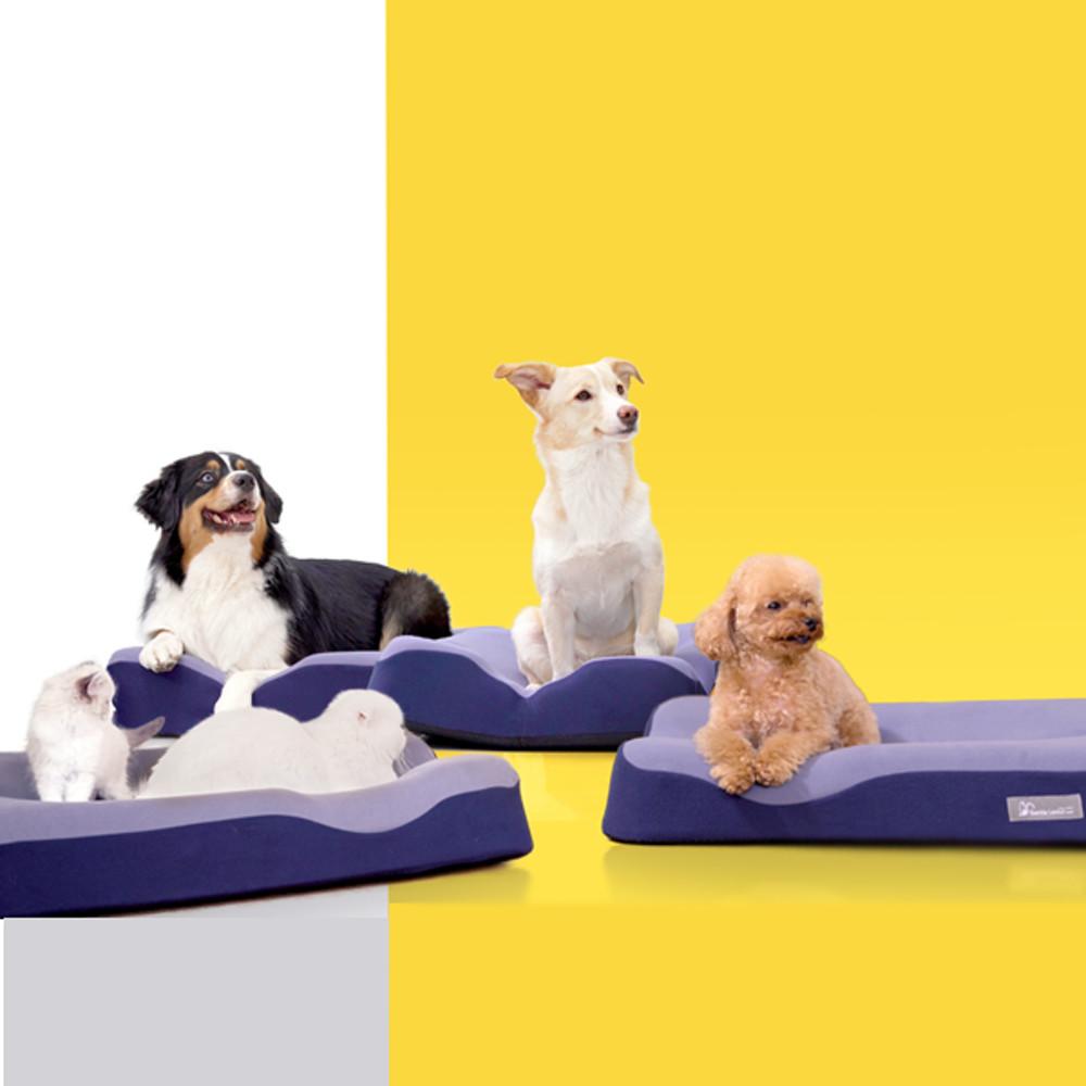 젠틀리머 펫베드 S 방수되는 세척가능 고양이 강아지매트 메모리폼침대 기절댕냥쿠션