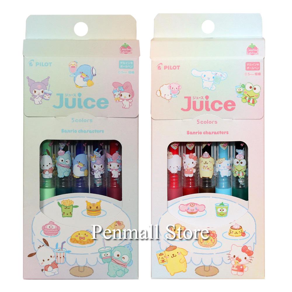 파이롯트 산리오 쥬스 5색세트 한정판 스위트 파티 5색 0.5mm