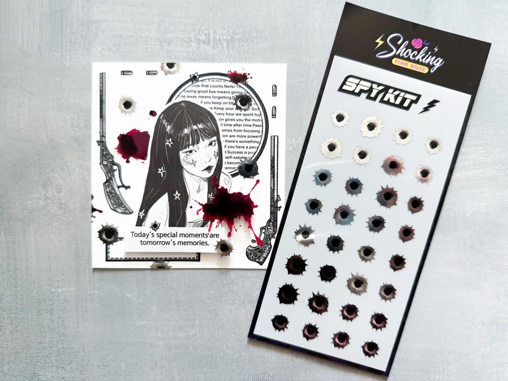 [쇼킹핑크로즈] 빈티지 고딕 다꾸 빵야빵야 스티커 1매