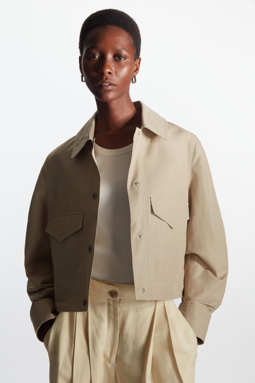 자켓 크롭 BOXY-FIT CROPPED JACKET 1062435004