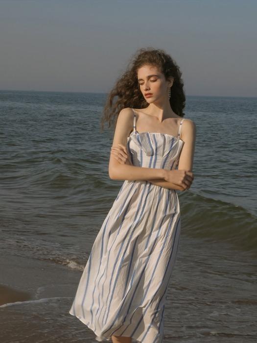 루이 스트라이프 원피스