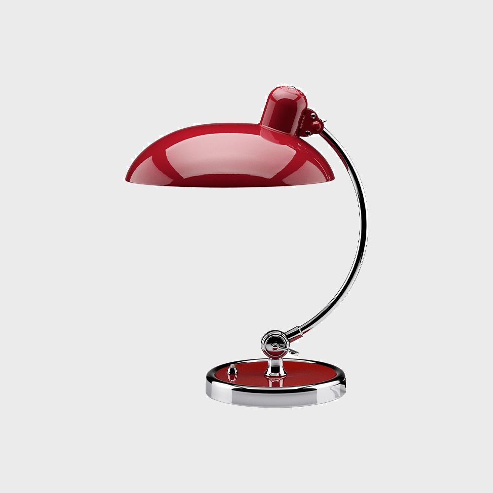 KAISER IDELL LUXUS TABLE LAMP RUBY RED