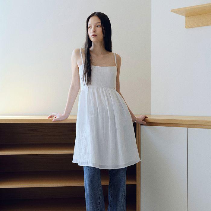 MUSE BACK SMOKING ONEPIECE (IVORY)