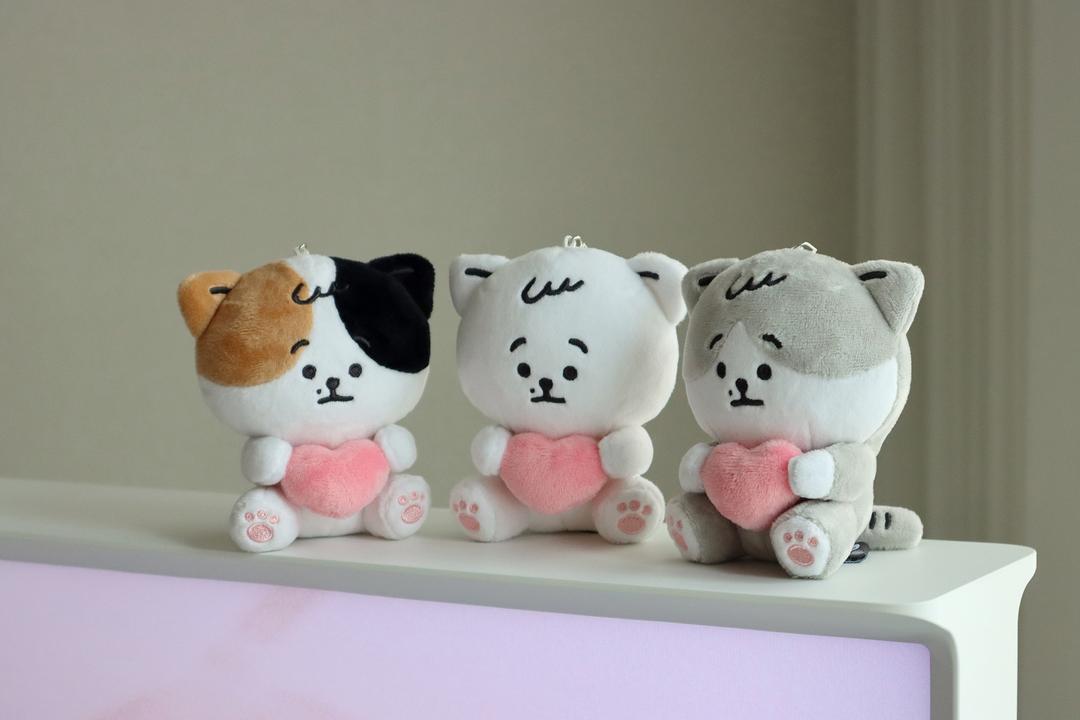하트 멜 인형 키링 (3종)