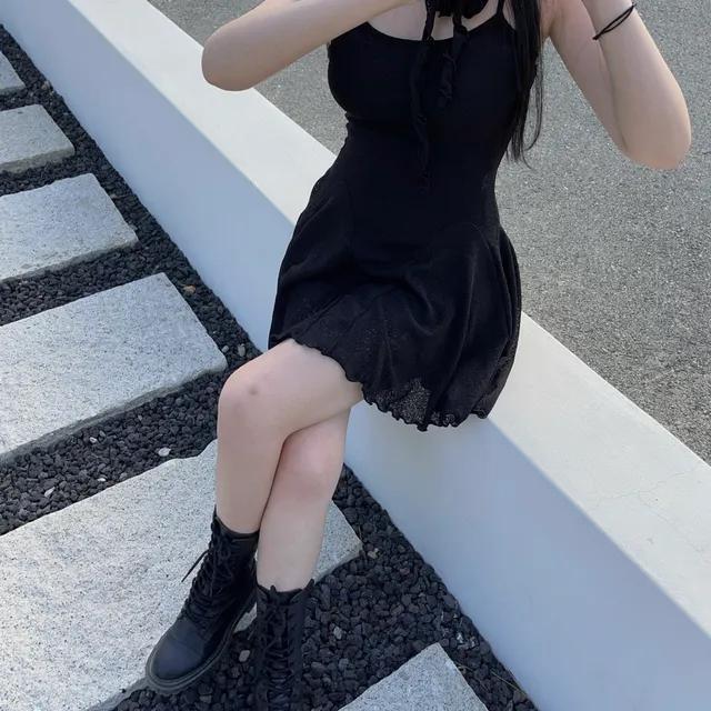 티니 스카프 원피스 세트 (2color)